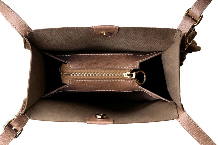 Lucky Bees Bolsa Tote Visón Oscuro Lucky Bees Bolsa Tote Visón Oscuro